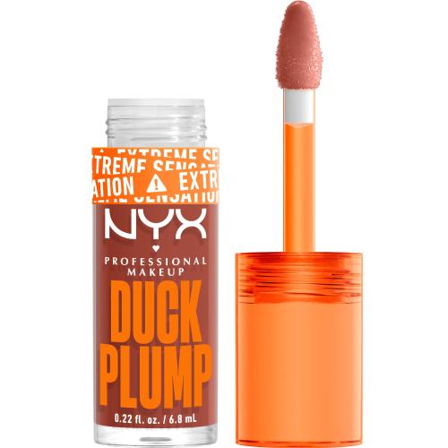 Nyx Professional Makeup Duck Plump Extreme Sensation Plumping Gloss Ενυδατικό Lip Gloss με Πικάντικο Τζίντζερ για Σαρκώδη Χείλη 7ml - 05 Brown of Applause