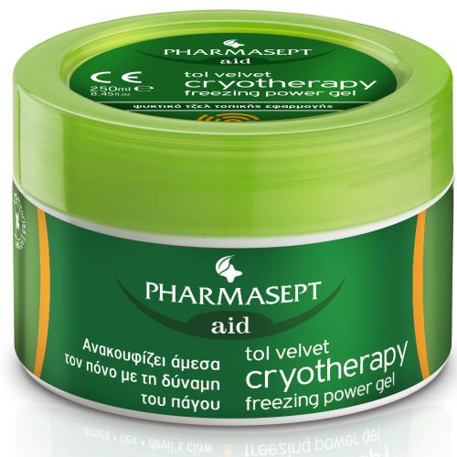 Pharmasept Aid Cryotherapy Ψυκτικό Τοπικό Αναλγητικό Τζέλ με Φυτικά Εκχυλίσματα 250ml