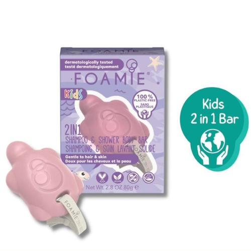 Foamie Kids 2 in 1 Bar Turtally Cute Μπάρα Καθαρισμού 2 σε 1 Μαλλιών, Σώματος για Παιδιά 80g