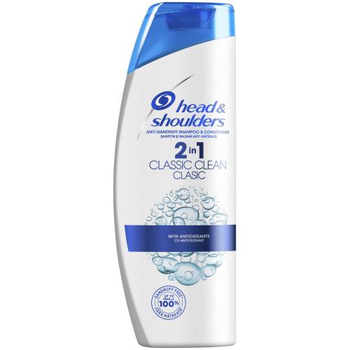 Head & Shoulders 2 in 1 Classic Clean Anti-Dandruff Shampoo Conditioner Αντιπιτυριδικό Σαμπουάν Conditioner για Καθημερινή Χρήση 360ml