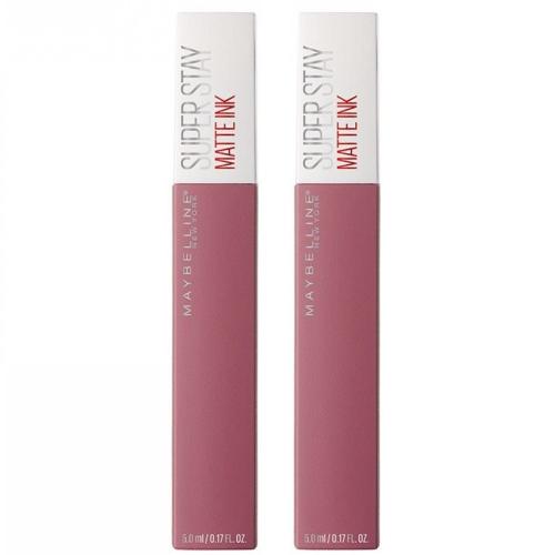 Maybelline Πακέτο Προσφοράς Super Stay Matte Ink Liquid Lipstick για Ένα Άψογο ματ Αποτέλεσμα 15 Lover 2x5ml