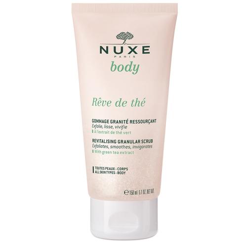 Nuxe Body Reve de The Revitalising Granular Scrub Απαλό Αναζωογονητικό Scrub Σώματος με Άρωμα Πράσινου Τσαγιού 150ml