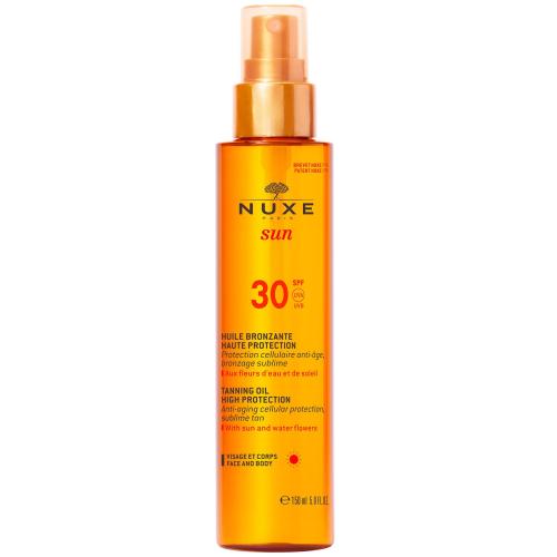 Nuxe Sun Tanning Oil - Λάδι Μαυρίσματος για Πρόσωπο & Σώμα Spf30 150ml