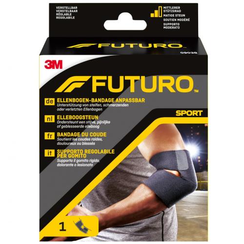 3M Futuro Sport Ρυθμιζόμενη Αθλητική Περιαγκωνίδα Μέτριας Στήριξης 09038 One Size 1 Τεμάχιο