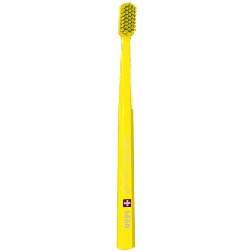 Curaprox CS 5460 Ultra Soft Οδοντόβουρτσα με Εξαιρετικά Απαλές & Ανθεκτικές Τρίχες Curen για Αποτελεσματικό Καθαρισμό 1 Τεμάχιο - Κίτρινο/ Κίτρινο