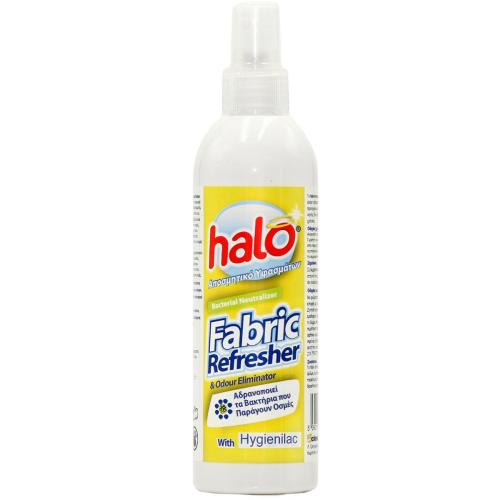 Halo Fabric Freshener & Odour Eliminator Bacterial Neutralizer Spray with Hygienilac Αποσμητικό Spray Υφασμάτων Κατά των Οσμογόνων Βακτηρίων 250ml