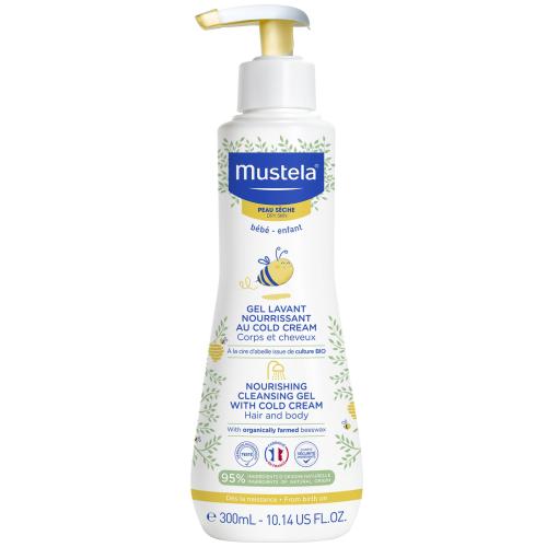 Mustela Nourishing Cleansing Gel With Cold Cream Βρεφικό-Παιδικό Τζελ Καθαρισμού για Σώμα και Μαλλιά 300ml