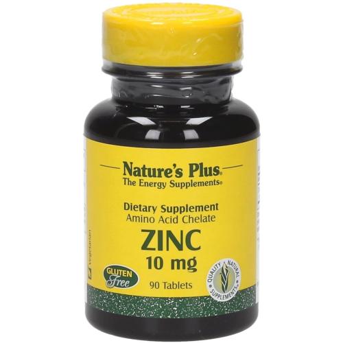 Natures Plus Zinc 10mg Συμπλήρωμα Διατροφής με Ψευδάργυρο 90tabs