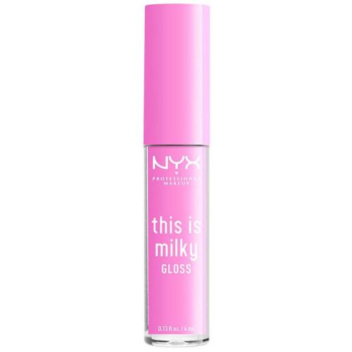 NYX Professional Makeup This is Milky Lip Gloss Προσφέρει Εξαιρετικά Γυαλιστερή Λάμψη & Ενυδάτωση 12 Ωρών 4ml - Lilac Splash