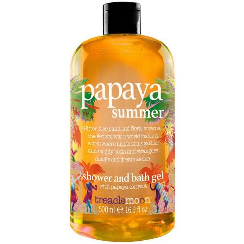 Treaclemoon Papaya Summer Shower & Bath Gel Αναζωογονητικό & Ενυδατικό Αφρόλουτρο Σώματος με Εκχύλισμα Παπάγια 500ml