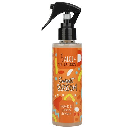 Aloe+ Colors Sweet Blossom Home & Linen Spray Αρωματικό Spray Χώρου & Υφασμάτων με Έντονο Άρωμα Βανίλια, Πορτοκάλι 150ml