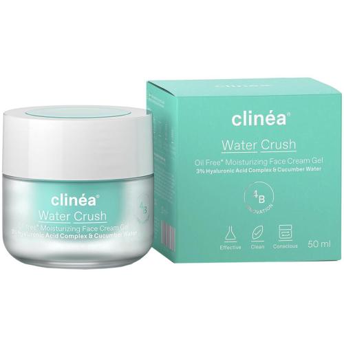 Clinea Water Crush Oil Free Moisturizing Facial Cream Gel Ενυδατική Κρέμα-Gel Προσώπου Ελαφριάς Υφής για Κανονικές, Μεικτές Επιδερμίδες 50ml