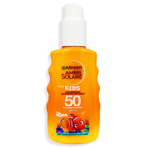 Garnier Ambre Solaire Kids Sun Protection Spray Spf50 Nemo Παιδικό Αντηλιακό Γαλάκτωμα Υψηλής Προστασίας 150ml