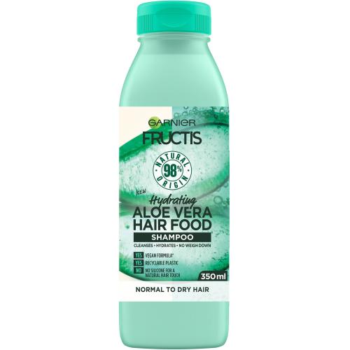 Garnier Fructis Hair Food Hydrating Shampoo Aloe Vera Ενυδατικό Σαμπουάν με Αλόη για Κανονικά Προς Ξηρά Μαλλιά 350ml