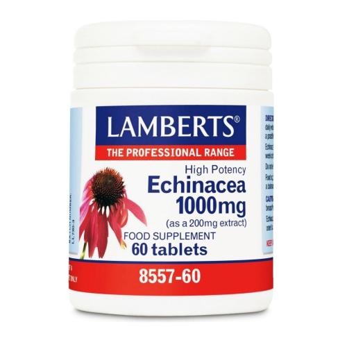 Lamberts Echinacea Συμπλήρωμα Διατροφής με Εχινάκεια 1000mg 60tabs