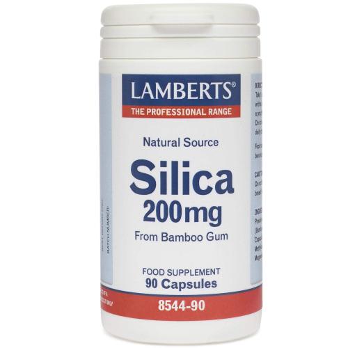 Lamberts Silica 200mg Συμπλήρωμα Διατροφής για τη Δόμηση του Κολλαγόνου στον Οργανισμό 90caps