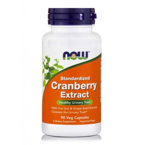 Now Foods Cranberry Maximum Strength Συμπλήρωμα Διατροφής για Πρόληψη & Αντιμετώπιση Λοιμώξεων του Ουροποιητικού 90veg.caps