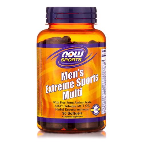 Now Foods Men's Extreme Sports Multi Συμπλήρωμα Διατροφής, Πολυφόρμουλα Ενέργειας για Αθλητές 90 softgels
