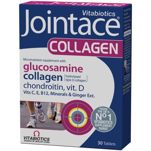 Vitabiotics Jointace Collagen Συμπλήρωμα Διατροφής που Συμβάλλει Στην Υγεία των Αρθρώσεων 30tabs