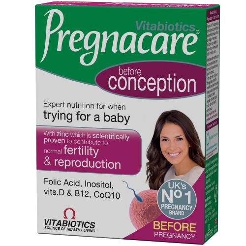 Vitabiotics Pregnacare Before Conception Συμπλήρωμα Διατροφής που Ενισχύει την Αναπαραγωγική Υγεία της Γυναίκας 30tabs