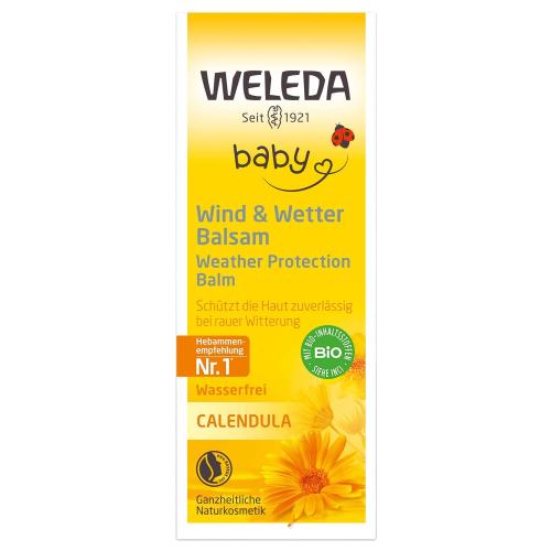 Weleda Baby Calendula Weather Protection Balm Κρέμα Καλέντουλας για Προστασία από το Κρύο για Μωρά & Παιδιά 30ml