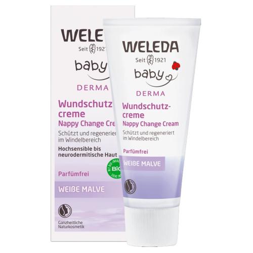 Weleda Baby Derma White Mallow Face Cream Καταπραϋντική Κρέμα Προσώπου με Μολόχα για το Ευαίσθητο Βρεφικό Δέρμα 50ml