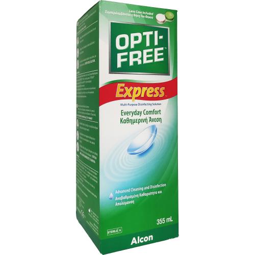 Alcon Opti-Free Express Everyday Comfort Υγρό Φακών Επαφής Πολλαπλών Χρήσεων 355ml