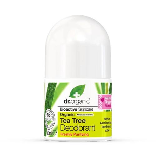 Dr Organic Organic Tea Tree Deodorant Αποσμητικό με Βιολογικό Τεϊόδεντρο 50ml