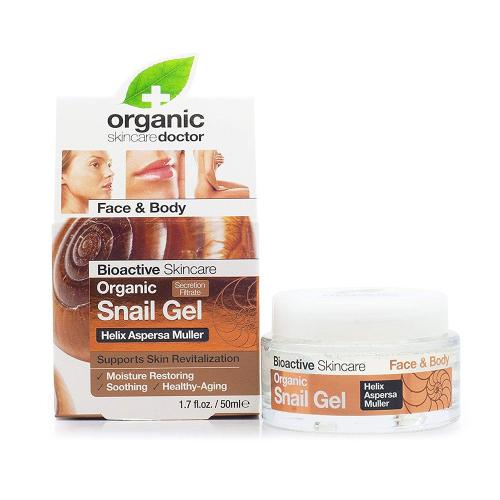 Dr Organic Snail Gel Κρέμα με Φυσικό Έκκριμα Σαλιγκαριού για Μείωση Ατελειών & Ρυτίδων 50ml