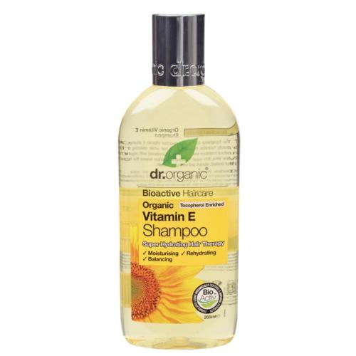 Dr Organic Vitamin E Shampoo Σαμπουάν με Βιολογική Βιταμίνη E Ιδανικό για Ξηρά & Ταλαιπωρημένα Μαλλιά 265ml