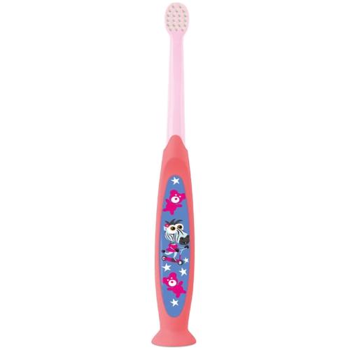 Elgydium Baby 0/2 Years Soft Toothbrush Βρεφική Οδοντόβουρτσα έως 2 Ετών 1 Τεμάχιο - Ροζ