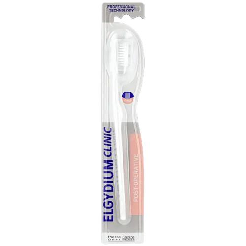 Elgydium Clinic Toothbrush Οδοντόβουρτσα Σχεδιασμένη για Μετεγχειρητική Φροντίδα, Περιοδοντίτιδα & για Ευαίσθητα Ούλα Λευκό 1 Τεμάχιο - 7/100 Post Operative