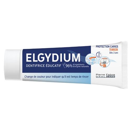 Elgydium Timer Kids Toothpaste Παιδική Οδοντόκρεμα για Προστασία Από την Τερηδόνα 3+ Ετών 50ml