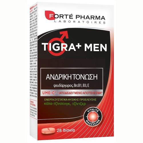 Forte Pharma Energy Tigra+Men Βελτιστοποίηση Των Σεξουαλικών Επιδόσεων 28caps