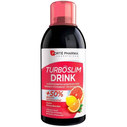 Forte Pharma Turboslim Drink Αποτοξινώνει τον Οργανισμό με Αδυνατιστική Δράση Γεύση Εσπεριδοειδών 500ml