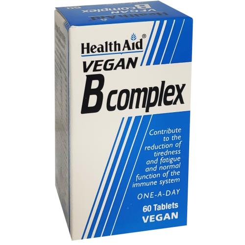 Health Aid B Complex Συμπλήρωμα Διατροφής με Σύμπλεγμα Βιταμινών Β 60tabs