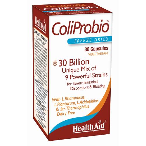 Health Aid ColiProbio 30 Billion Συμπλήρωμα Διατροφής με 30 δις Από 9 Ειδικά Προβιοτικά Στελέχη 30caps