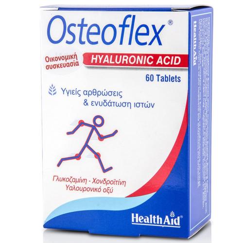 Health Aid Osteoflex Hyaluronic Acid Συμπλήρωμα Διατροφής για Υγιείς Αρθρώσεις & Ενυδάτωσης των Ιστών 60tabs