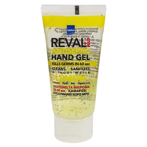 InterMed Reval Plus Antiseptic Hand Gel Lemon Βιοκτόνο Αντισηπτικό Χεριών με Άρωμα Λεμόνι 30ml
