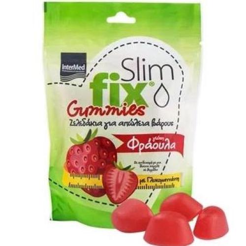 Intermed Slim Fix Gummies Ζελεδάκια για Απώλεια Βάρους 42 Τεμάχια - Ανανάς