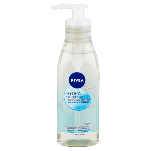 Nivea Hydra Skin Effect Micellar Wash Gel with Pure Hyaluron Gel Καθαρισμού με Υαλουρονικό Οξύ 150ml