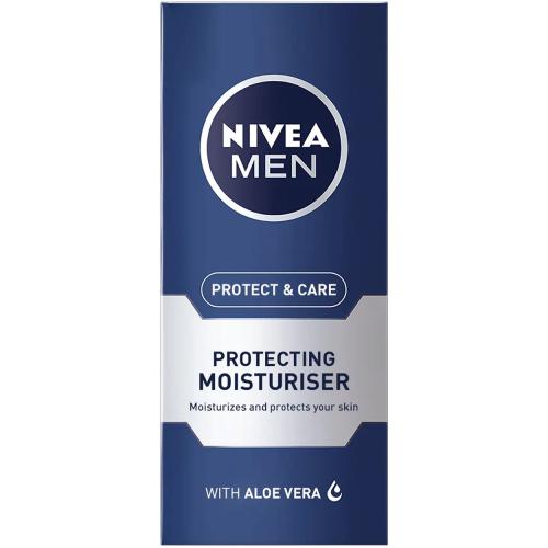 Nivea Men Protect & Care Protecting, Moisturizing Face Cream Ανδρική Κρέμα Προσώπου με Αλόη για Άμεση Ενυδάτωση & Προστασία 75ml