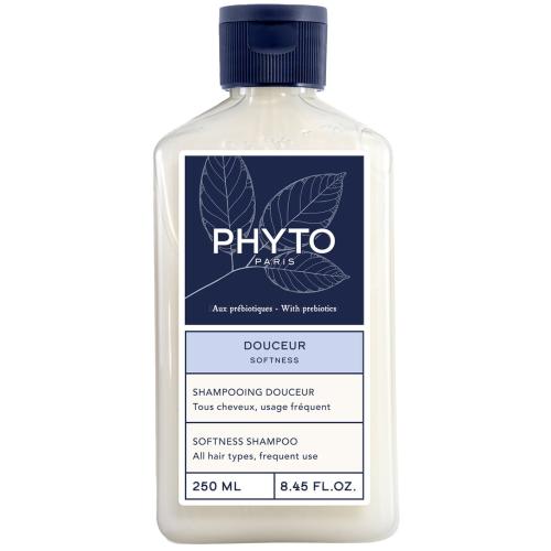 Phyto Douceur Softness Shampoo for All Hair Types Σαμπουάν Καθημερινής Χρήσης για Απαλά & Λαμπερά Μαλλιά, Κατάλληλο για Όλη την Οικογένεια 250ml