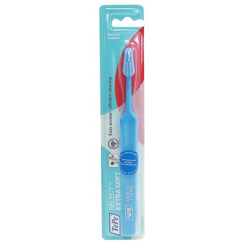 Tepe Select Extra Soft Οδοντόβουρτσα Πολύ Μαλακή για Αποτελεσματικό Καθαρισμό & Προστασία των Ούλων 1 Τεμάχιο - γαλάζιο