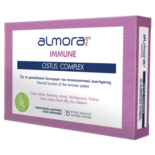 Almora Plus Immune Cistus Complex Συμπλήρωμα Διατροφής για την Ενίσχυση του Ανοσοποιητικού 15veg.caps