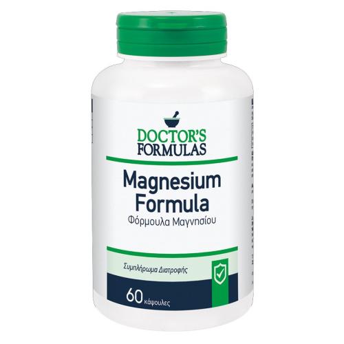 Doctor's Formulas Magnesium Συμπλήρωμα Διατροφής Μαγνησίου για Φυσιολογική Λειτουργία του Νευρικού Συστήματος 60caps