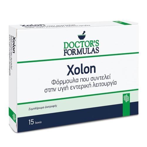 Doctor's Formulas Xolon Συμπλήρωμα Διατροφής που Συμβάλλει στη Φυσιολογική Λειτουργία του Εντέρου 15caps