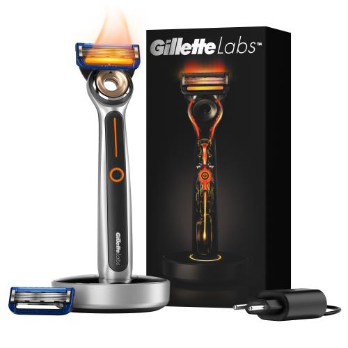 Gillette Labs Heated Razor Επαναφορτιζόμενη Θερμαινόμενη Ξυριστική Μηχανή 5 Λεπίδων για Άνετο Ξύρισμα 1 Τεμάχιο