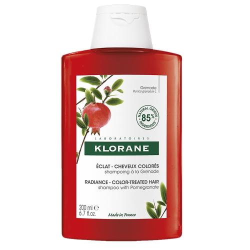 Klorane Shampooing a la Grenade Shampoo με Εκχύλισμα Ροδιού για Βαμμένα Μαλλιά 200ml
