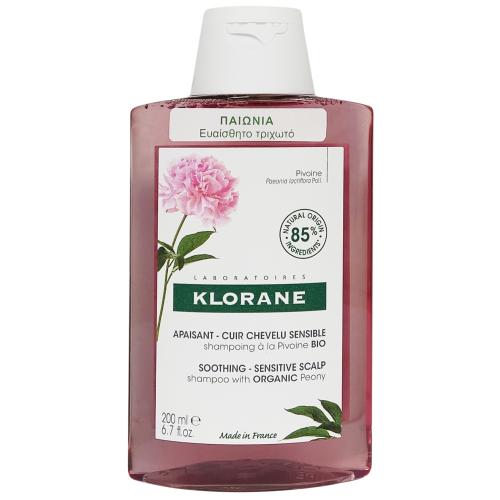 Klorane Soothing & Sensitive Scalp Καταπραυντικό Shampoo με Παιώνια για Ευαίσθητο & Ερεθισμένο Τριχωτό 200ml
